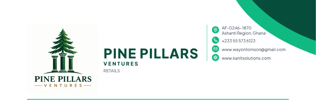 Pine Pillars Ventures Corporate Identity Plate